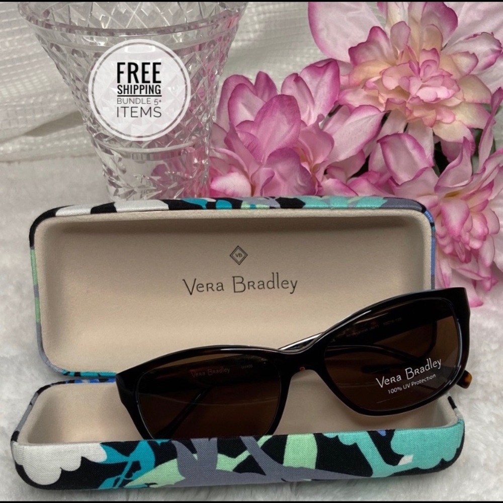 Vera Bradley Woman's 100% UV Zeal Sunglasses - NWT - Picture 1 of 4